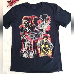 Universal Studio Halloween Horror Nights T-shirt Size M Black 100% Cotton Unisex